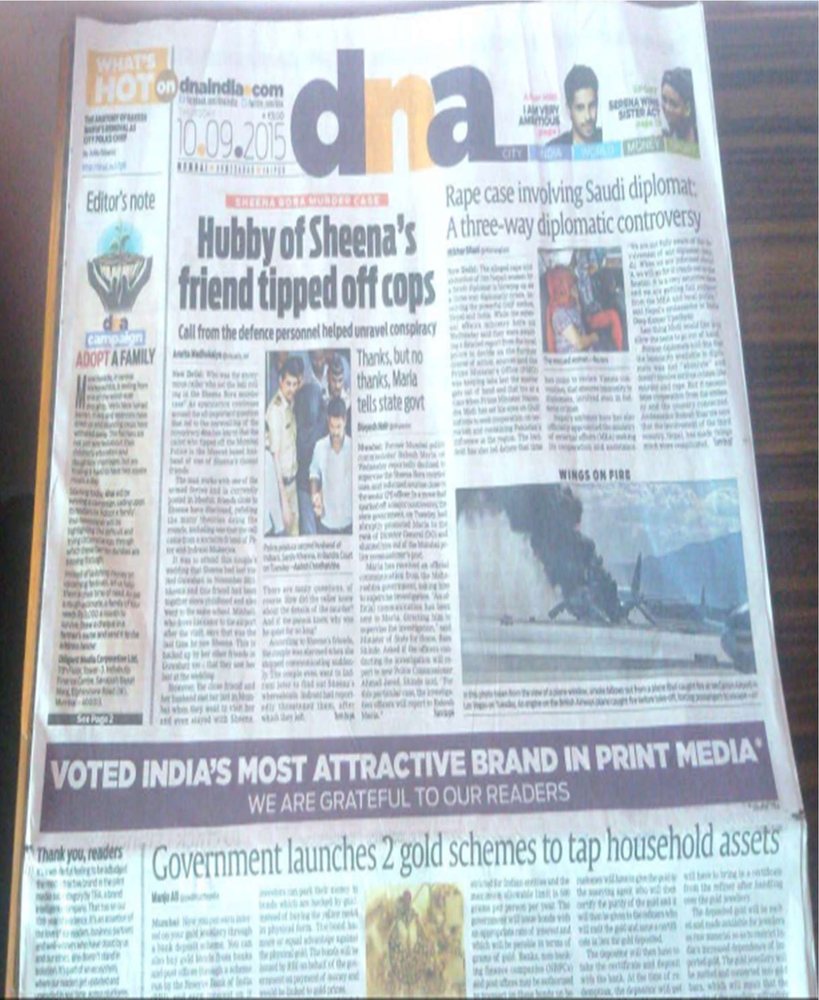 DNA, Online press