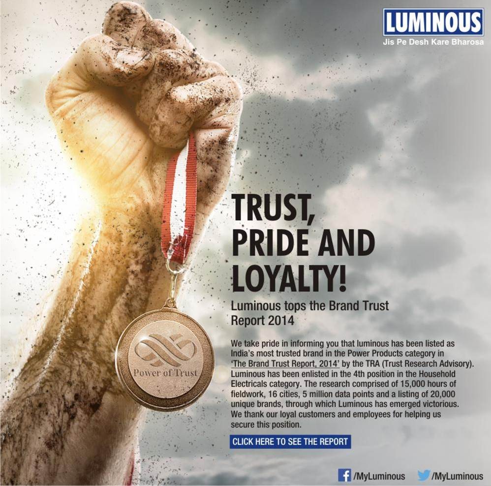 Luminous, Advertising